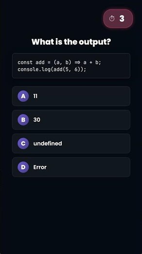 What is the output?? | JavaScript Arrow Quiz