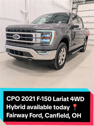 Gold Certified One-Owner 2021 Ford F-150 Lariat 4D SuperCrew 4WD 3.5L PowerBoost Full-Hybrid V6 145