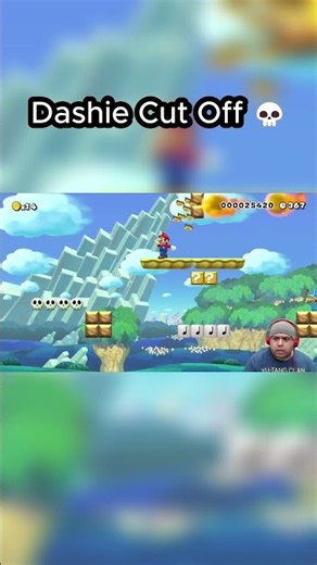 The Perfect Dashie Cut Off 💀😂 #dashiegames #mario #gaming #shorts