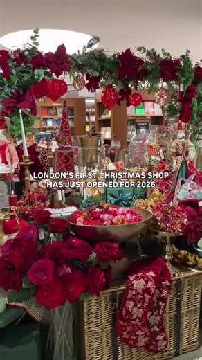 London’s first Christmas shop has just opened for 2026 ✨