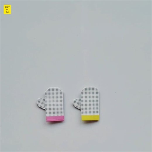 Mini Gloves | Paper Mitten | Shorts | Diary Of Art