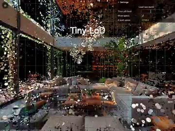 Spark includes two "training-free" algorithms to build these hierarchies: Tiny-LoD for fast, on-demand use in the browser, and Bhatt-LoD for high-quality offline processing using statistical shape similarity.No reference images needed—just raw 3DGS data. 📁Demo: