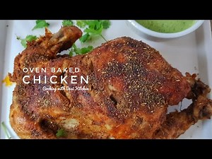 Baked Chicken in oven | Easy Roasted Juicy Chicken Recipe