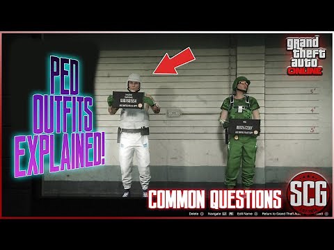 GTA 5 Online - PED OUTFITS EXPLAINED, How to Edit and Load your Saves...By SCG!