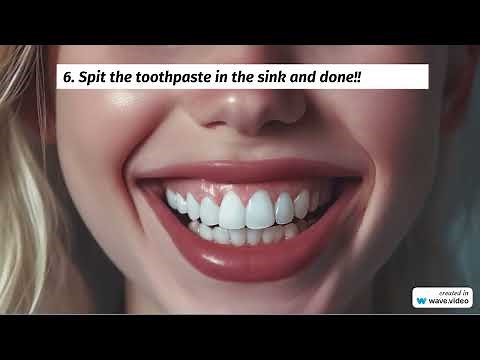 How to brush your teeth in six steps