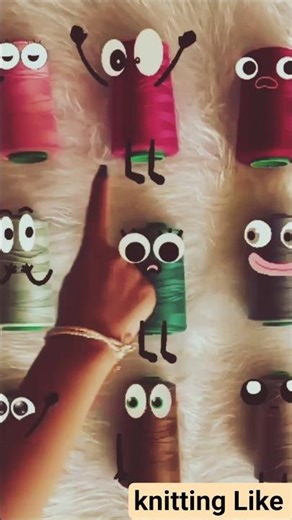 how to knit for beginners knitting #knitting #aivideo ##cute #youtubeshorts #shortvideo