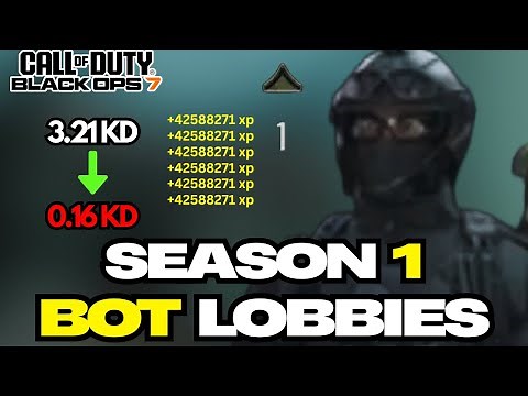 *SEASON 1* BO7 NEW SOLO BOT LOBBY GLITCH! FASTEST WEAPON/RANK XP FARMS IN BLACK OPS 7!
