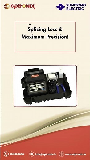 Sumitomo S1V ULTRA – Next-Level Fiber Splicing Machine | S1V Ultra price in India #sumitomo #s1v