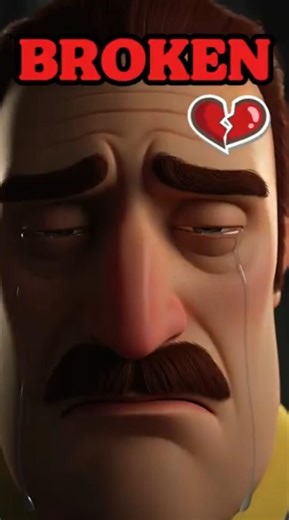 Hello Neighbor Isn’t Evil… He’s broken. 💔 # dark theory #helloneighbor