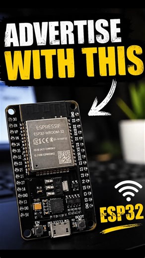 ESP32 Creates FREE WiFi Ads 🤯 You Need To Try This ! #advertising #esp32 #freewifi