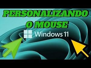 🌟 Como PERSONALIZAR o ponteiro do MOUSE no Windows 11 - FICOU TOP!