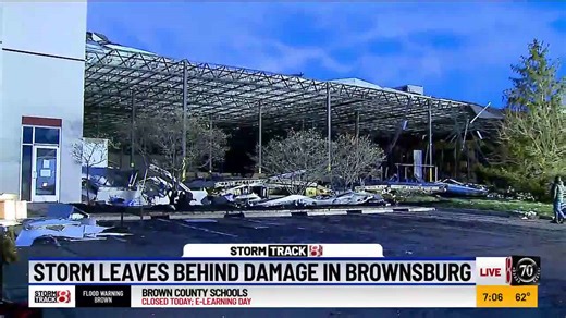 Severe storm coverage - 7 AM