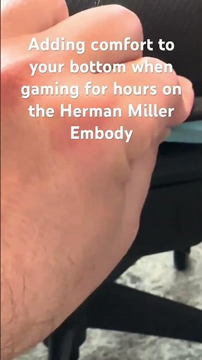 Herman Miller Embody upgrade! #diy #embody #hermanmiller #gaming