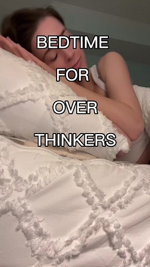 Bedtime for overthinkers 😴🧠 #overthinking #adhd #overthinkingang