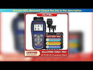 Autel MaxiTPMS TS501 PRO TPMS Diagnostic Tool Code Reader ActivateRelearn TPMS sensors Program