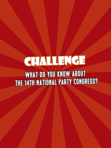 Looking back at the 14th National Party Congress, we revisit how Vietnam’s young generation engaged with this historic milestone. Before the Congress took place, students joined a fast-paced challenge to test their knowledge, share what surprised them, and show how today’s youth connect with the country’s key political events. What would your answers be if you were in this challenge? Watch now and join the conversation!