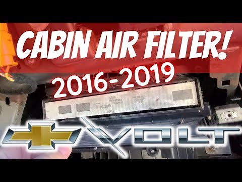 DIY: How To Replace Cabin Air Filter 2016-2019 Chevy Volt