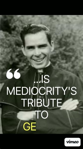 Want to know why they're jealous of you? #fultonjsheen