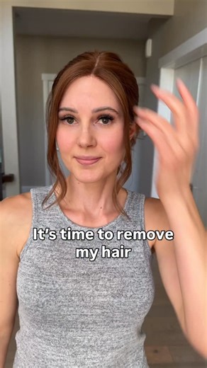 Hey, it’s just me taking my hair off again to show you just how realistic (and beautiful) wigs can be 👋 #wigsforwomen #wigsforhairloss #thinhair #thinninghair #hairloss | Madison Hair Collection