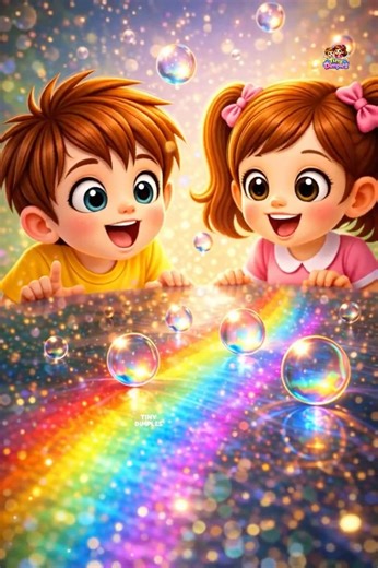 Why Do Rainbows Appear? 🌈 Easy Science for Kids | Tiny Dimples Wonders Wednesday #shortsforkids