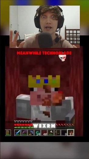 POV: aparecen Dream y Technoblade entre los pros 😱 #shorts #minecraft