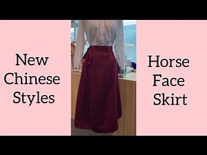 Modern Chinese Styles Horse -Face Skirt