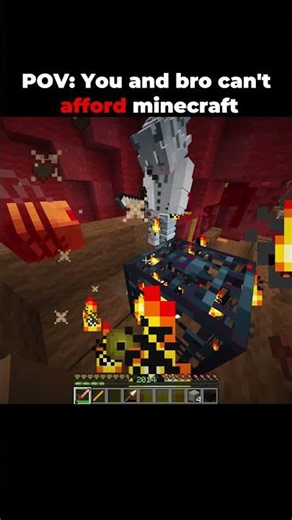 POV: You Can't Afford Minecraft But Got This Instead #minecraft #meme #shorts