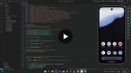 #flutter #appdevelopment #productivity #softwareengineering #focusguard | Prabhat Jana
