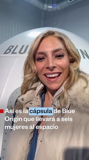 44K views · 300 reactions |  Estamos en el lanzamiento del primer vuelo espacial tripulado exclusivamente por mujeres. Nuestra corresponsal Eva Monterey está en Texas para traernos todos lo detalles y nos muestra de primera mano cómo es la cápsula de Blue Origin en la que seis mujeres estarán viajando al espacio. ¡No te pierdas nuestra cobertura especial! Sintonízanos aquí https://tlmdo.co/4kA7Aip | Noticias Telemundo | Facebook