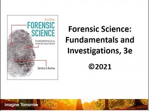 Forensic Science - Fundamentals and Investigations, 3rd Edition - Bertino & Bertino