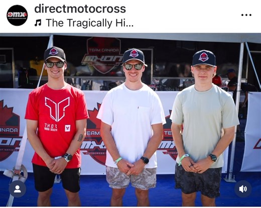 Team Canada #mxon riders all together here at Ironman MX. Let’s go, boys. Time to have some fun. | Direct Motocross