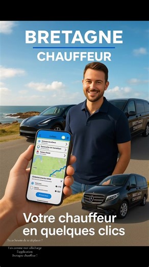 Pour réserver votre trajet, téléchargez notre application Bretagne Chauffeur : appli.bretagne-chauffeur.fr Simple, rapide et accessible. #vtc #sedeplacer #chauffeur