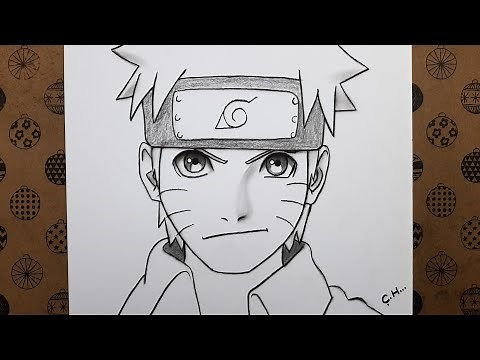 Kolay Anime Çizimi Adım Adım Naruto Nasıl Çizilir, Karakalem Kolay Çizimler 2022