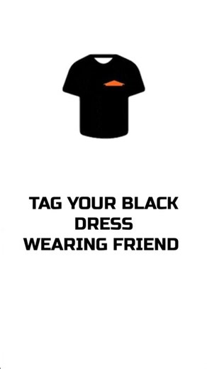 Tag That Black Dress Friend 🖤👕😍 #shorts #relatable #shortsfeed