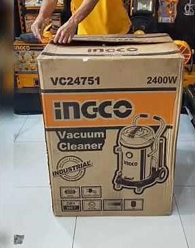 INGCO Industrial Heavy Duty Vacuum Cleaner 2400W 75L | VC24751