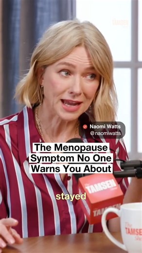 813K views · 4.8K reactions | Have you ever experienced frozen shoulder?! ⁠ ⁠ Naomi Watts breaks down how menopause can trigger surprising body changes… even ones doctors might not recognize right away. She connects the dots between estrogen loss and unexpected midlife health surprises and what you can do to spot the early signs.⁠ Listen to the full episode of The Tamsen Show here 李 https://open.spotify.com/episode/3nTJFZOkYFVL8Fem2nhyJe | Tamsen Fadal | Facebook