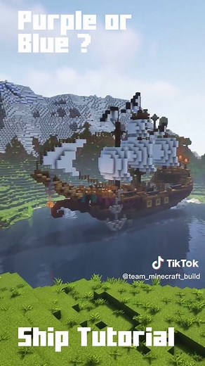 Medieval Ship Build Tutorial in Minecraft