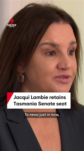 Jacqui Lambie has retained her Tasmanian Senate seat ahead of Queensland Senator Pauline Hanson's daughter, Lee Hanson. #jacquilambie #senate #senator #tas #tasmania #parliament #election #auspol #7NEWS | 7NEWS Sydney