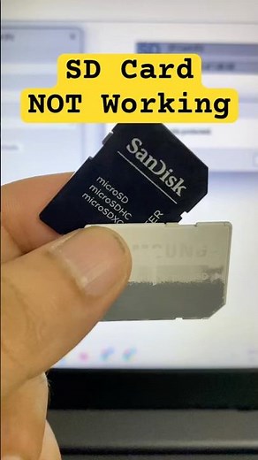 How to Fix SD Card Write Protection Error #shorts #techtips