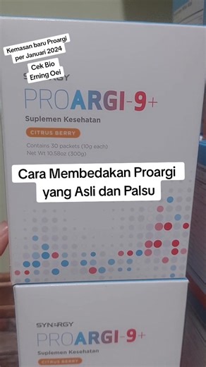 Cara Membedakan Proargi yang Asli dan Palsu