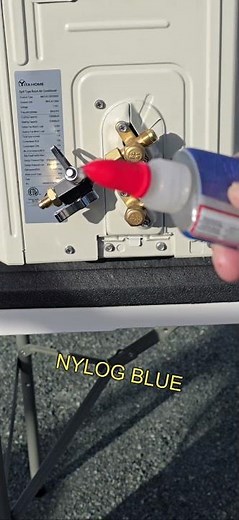 Nylog blue refrigeration technologies how to add nylog to your copper line set flare face