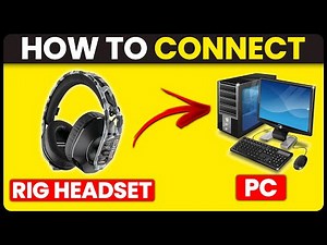 How To Connect RIG Headset To PC (How To Set Up And Pair RIG Headset To PC)
