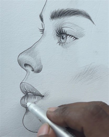 11K views · 49 reactions | Try  trick for lip drawing#art #artist #drawing | Drawing Techniques | Facebook