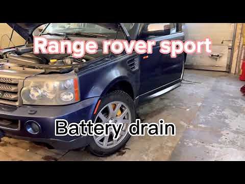Range rover sport battery drain problem fix / repair / common problem