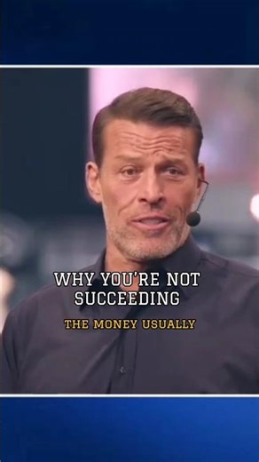TONY ROBBINS: WHY YOU ARE NOT SUCCEEDING. #shorts #motivation