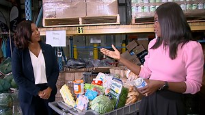 North Carolina food bank workers help families