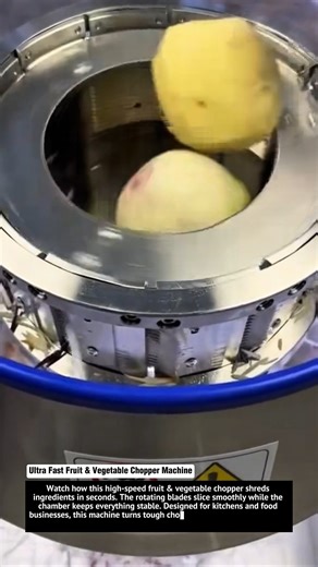 Ultra Fast Fruit & Vegetable Chopper Machine – Cutting in Seconds!