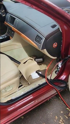 Jaguar XF dead battery, how to open trunk.