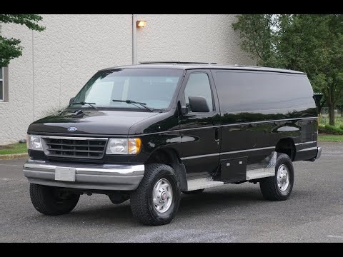 4K Review 1994 Ford E350 Quigley 4x4 Conversion 7.5L Virtual Test-Drive & Walk-around
