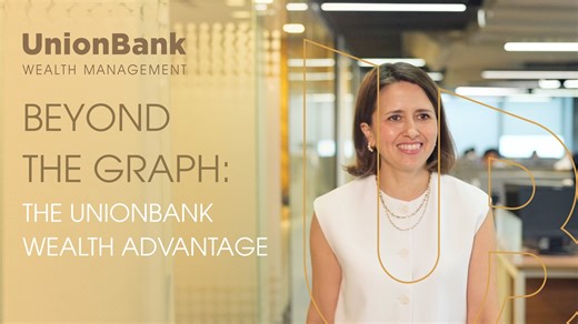 We’re proud to present the first episode of our new video series, Beyond The Graph: The UnionBank Wealth Advantage. In this premiere, Ana Aboitiz-Delgado, UnionBank’s President and CEO, shares her insights on the evolving landscape of wealth management in the Philippines — and how UnionBank is boldly committed to elevating it. #UnionBankWealthAdvantage #UBWealthManagement #UnionBank To learn more about UnionBank Wealth Management, visit https://www.unionbankph.com/wealth/elite. Union Bank of the